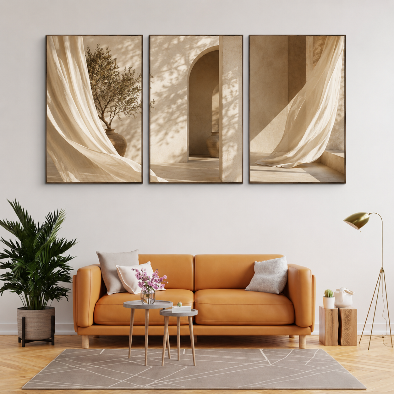 ChatGPT Image 9 juin 2026, 19_49_26 (3) Pack 3 Tableaux Intérieur Méditerranéen – Édition Lumière Douce – Image 1
