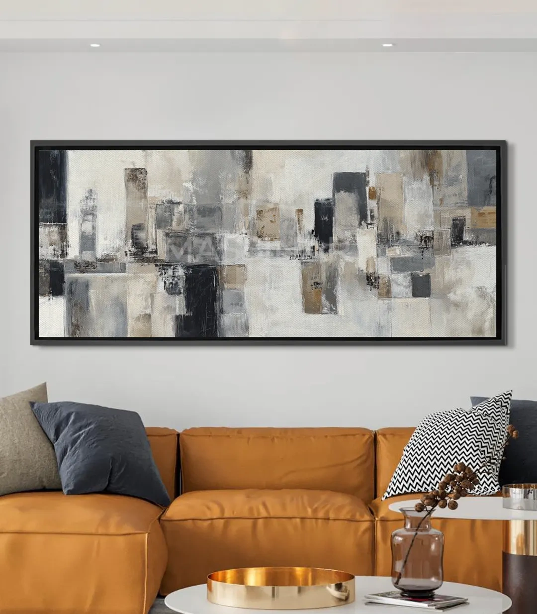 tableau-architecture-grise-edition-prestige Tableau Architecture Grise – Édition Prestige – Image 1
