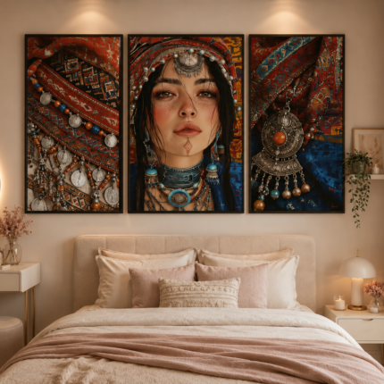 Pack 3 Tableaux Intérieur Méditerranéen – Édition Lumière Douce (Copie)